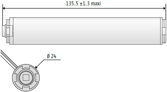 Somfy LV25-B44 Mittelantrieb