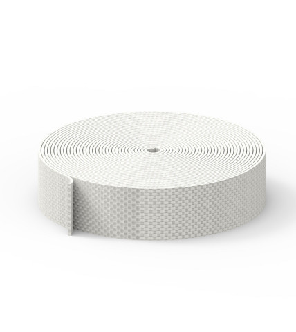 Eckermann Mini-Gurt 14 mm, grau, 6m Rolle (51GR6)