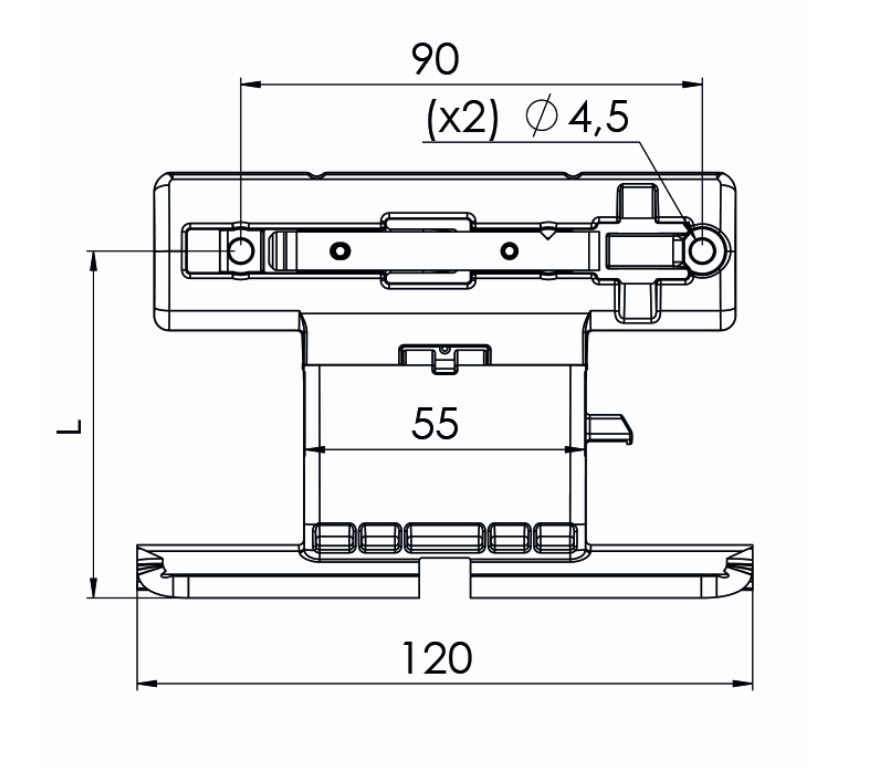 Eckermann Wellenverbinder, 2-gliedrig (H894B)