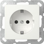 Gira Schuko-Steckdose Standard 55 reinweiß glänzend (418803)