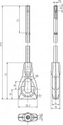 Rademacher Kurbelöse lang 27 cm (96000034)