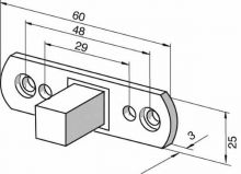 Somfy Adapterset für Selve-Lager m. 12er Vierkant (9013594) Somfy Rohrmotor-Zubehör