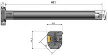 SOMFY Einsteckantrieb LT60 100/12 Titan NHK