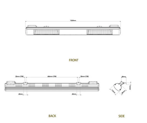 Tansun St. Tropez Double IP 2 x 1,5 kW Infrarotheizstrahler