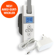 WIR eWickler eW420-M Akku-Gurtwickler Comfort Unterputz für 12-15 mm Gurtband inkl. Netzteil WIR Gurtwickler Unterputz
